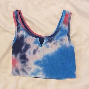 aeropostale, xs, blue pink and purple tie dye